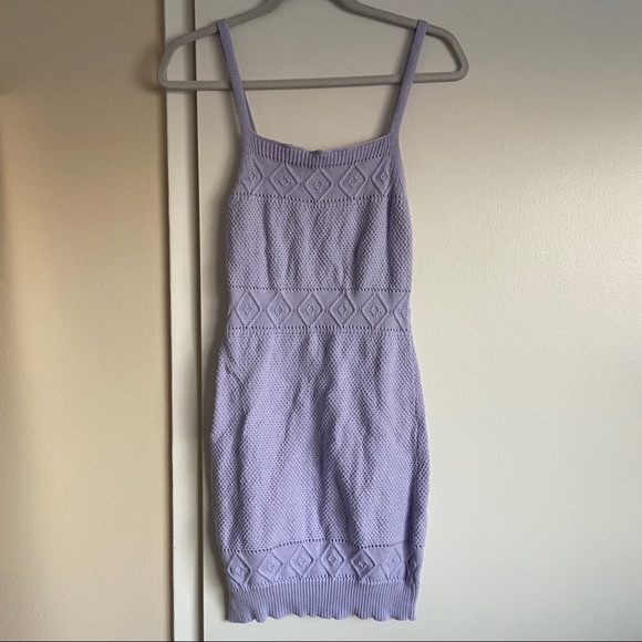 Lilac Knit Dress - Picture 4 of 8